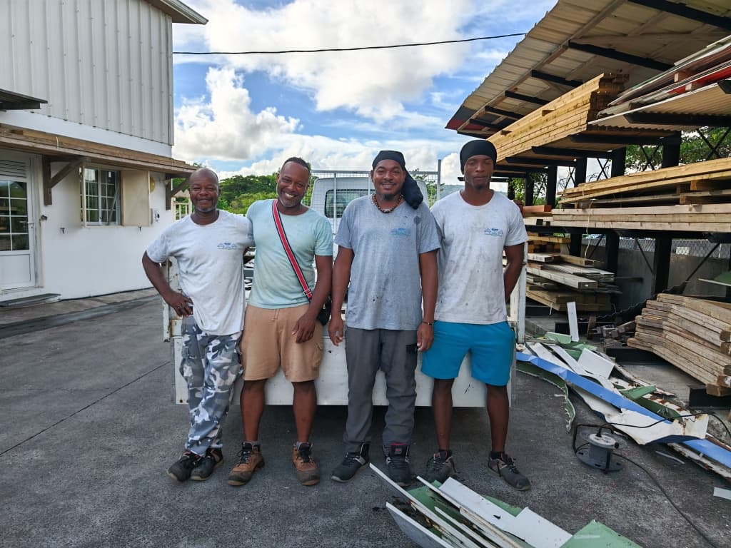 Notre cœur d'équipe au siège du François